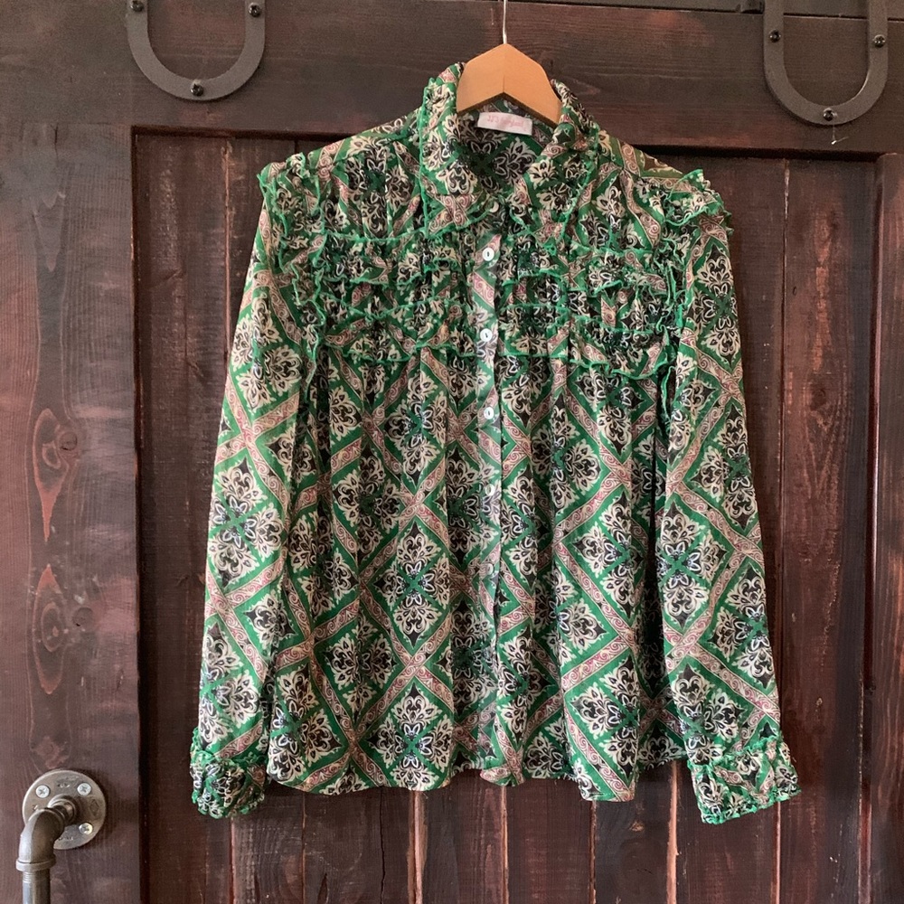 JJ’s fairyland sheer blouse